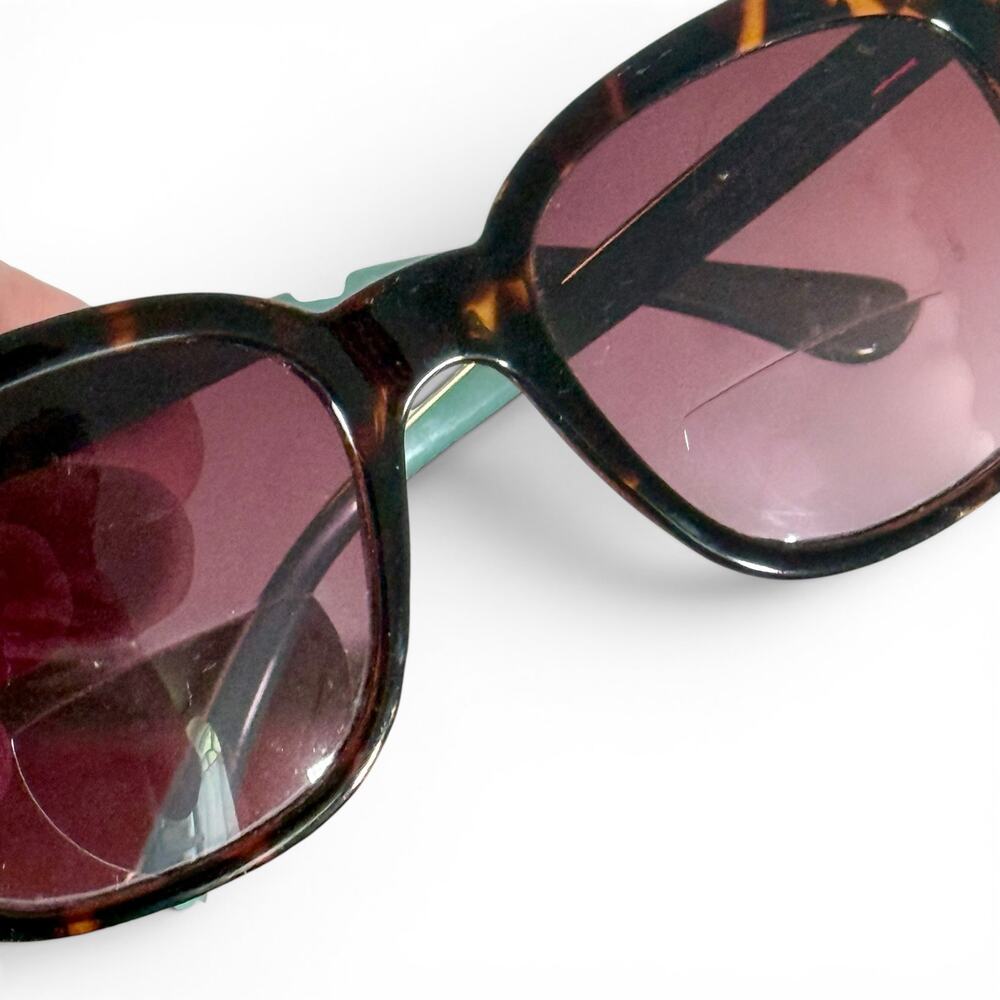 O by Oscar de la Renta Pastel Green & Tortoise Shell Sunglasses Frames OSRS704 - Picture 8 of 8